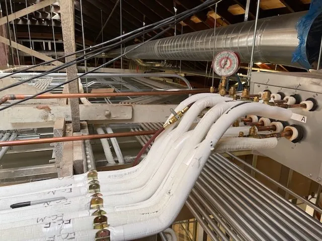 Slide of Pacific Comfort HVAC Installation
