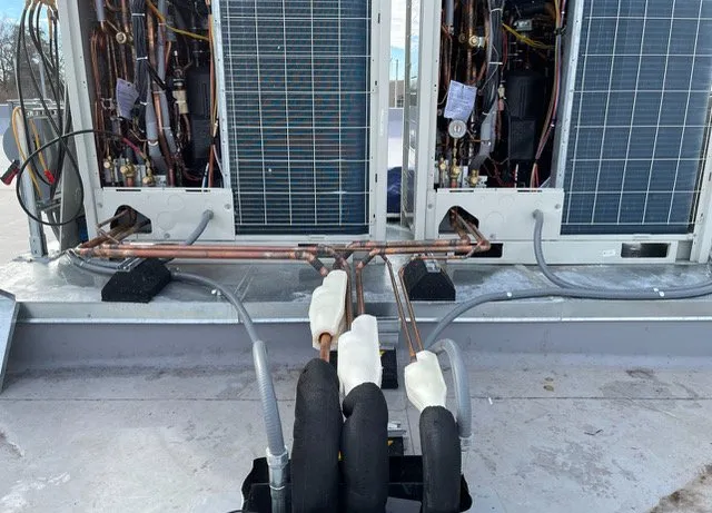 Slide of Pacific Comfort HVAC Installation