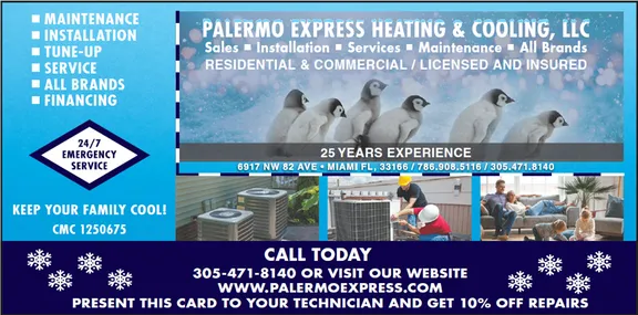 Slide of Palermo Express Heating & Cooling