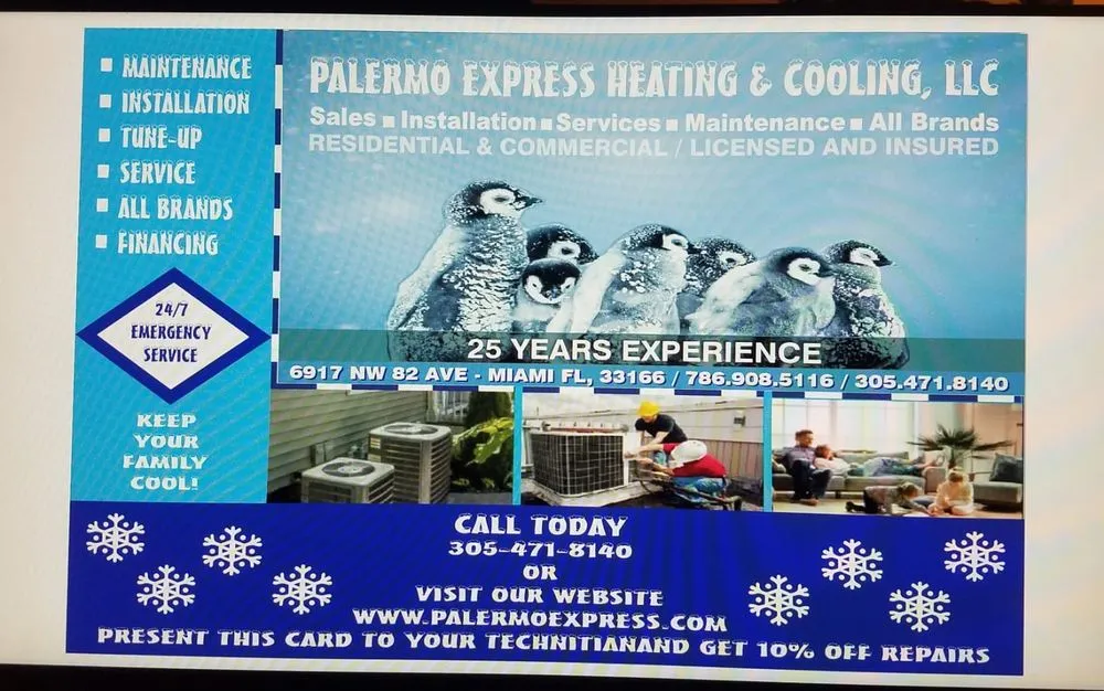Slide of Palermo Express Heating & Cooling
