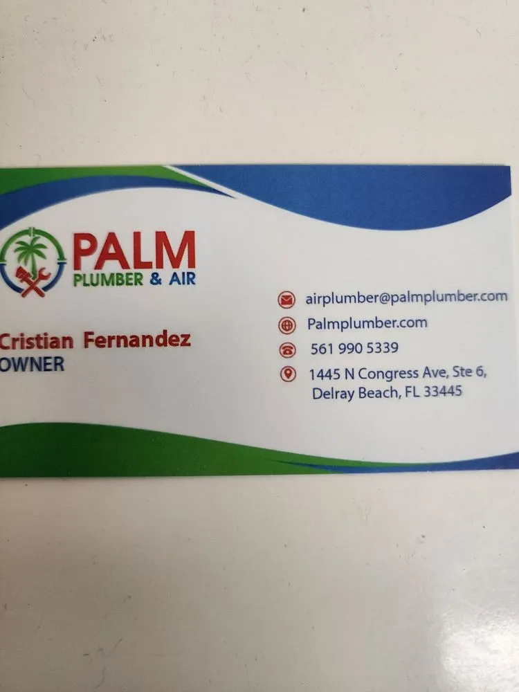 Slide of Palm Plumber & Air