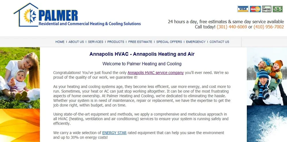 Slide of Palmer Heating and Cooling