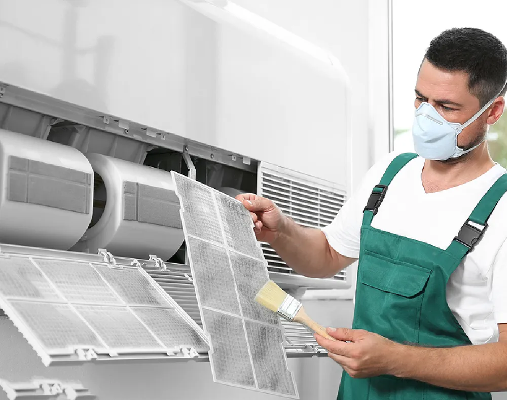 Slide of Palms Heating and Air Conditioning Crew