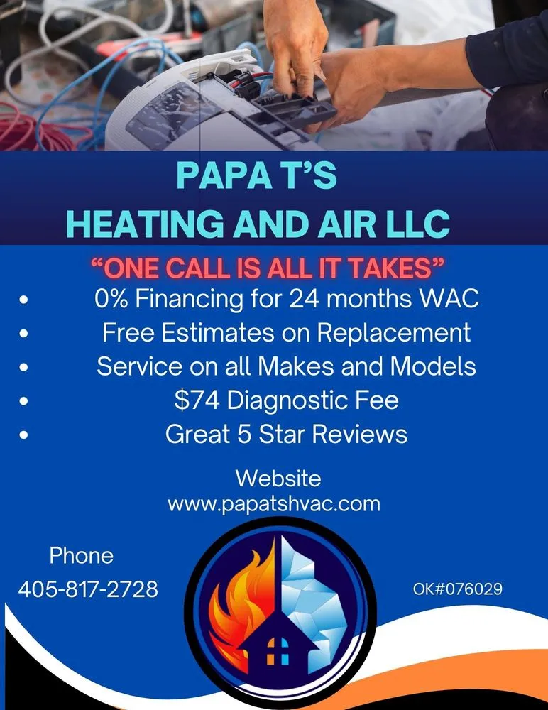Slide of Papa T's Heating And Air