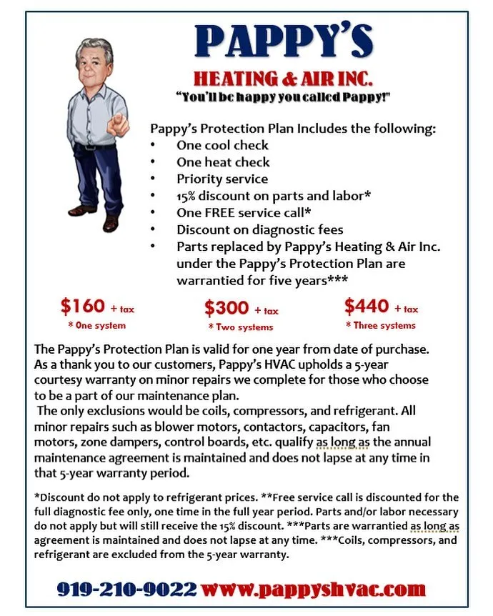 Slide of Pappy's Heating & Air