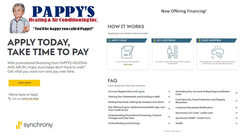 Slide of Pappy's Heating & Air