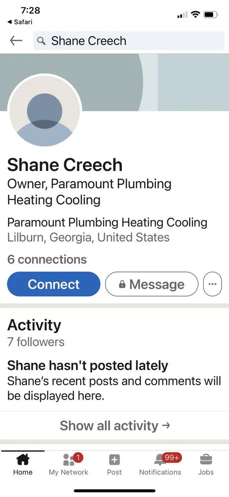 Slide of Paramount Plumbing HVAC