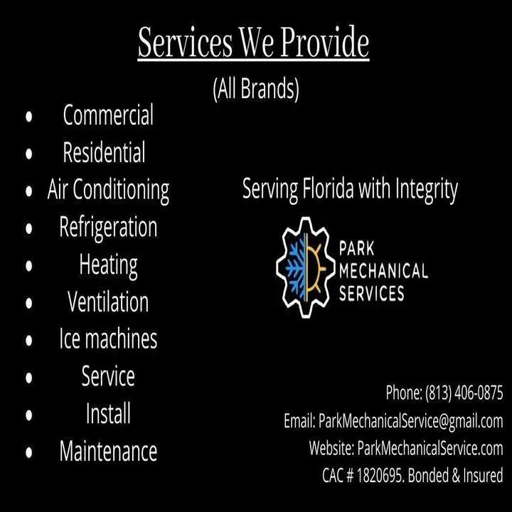 Slide of Park Mechanical Services