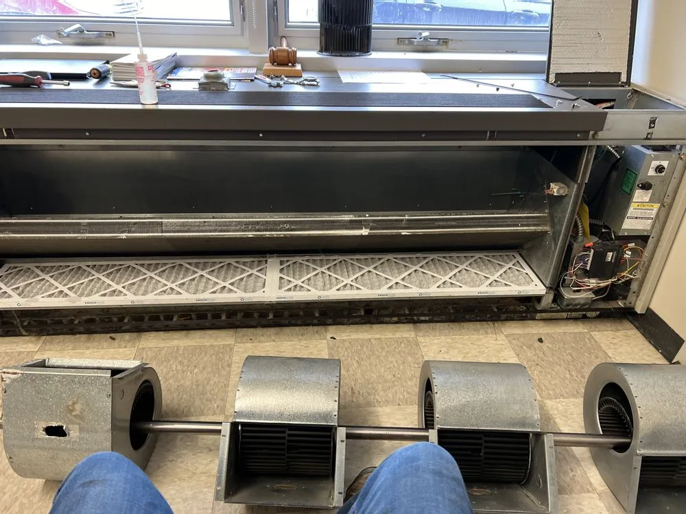 Slide of Parker's Heating and Cooling