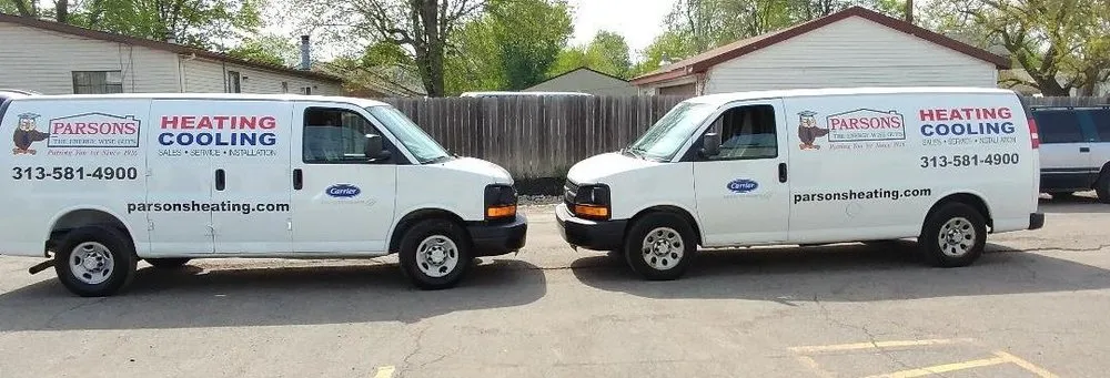 Slide of Parsons Heating & Cooling