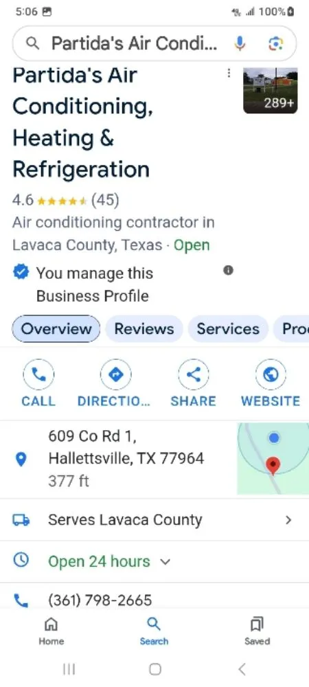 Slide of Partida's Air Conditioning