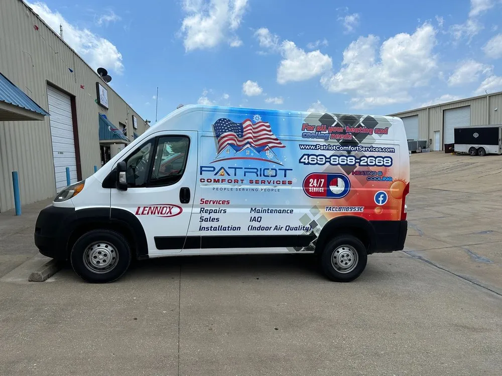 Slide of Patriot Comfort Services