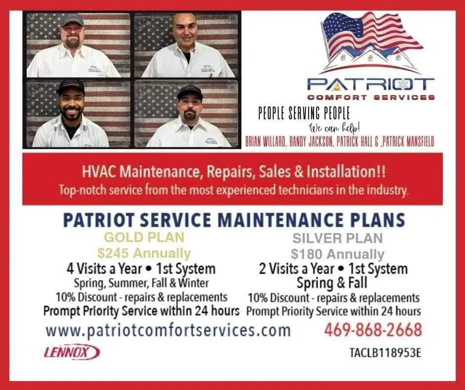 Slide of Patriot Comfort Services