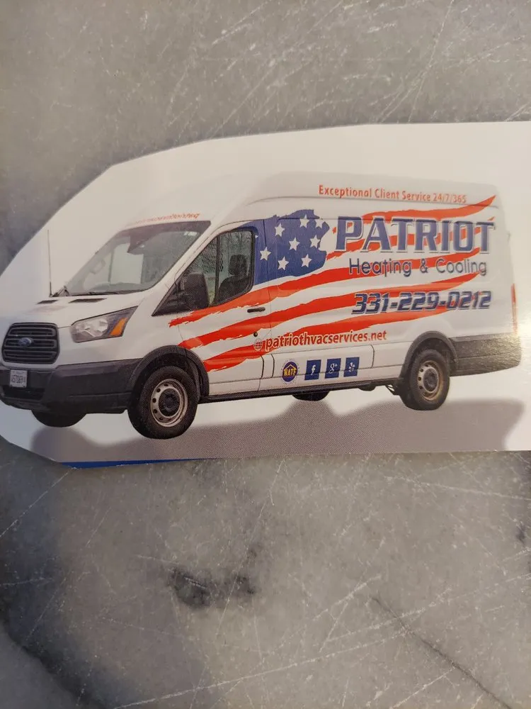 Slide of Patriot Heating and Cooling Services