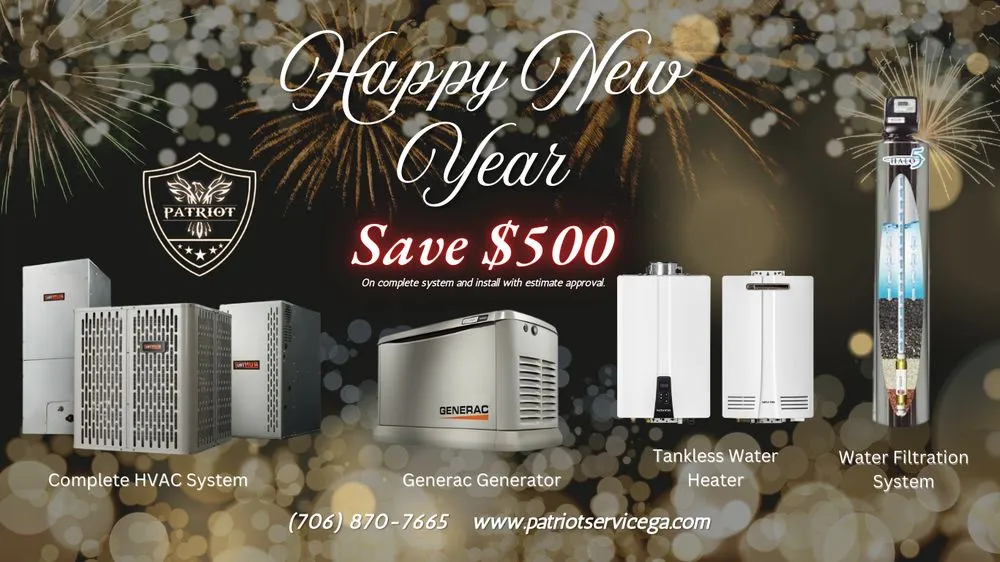 Slide of Patriot Heating, Cooling, Plumbing and Electrical