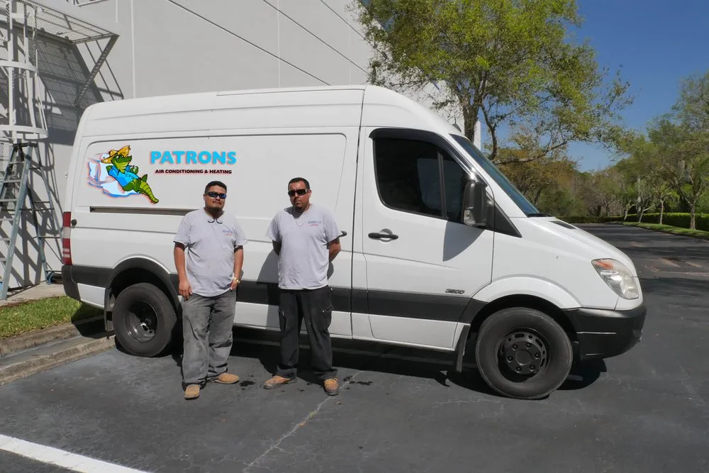 Slide of Patrons A/C & Heating