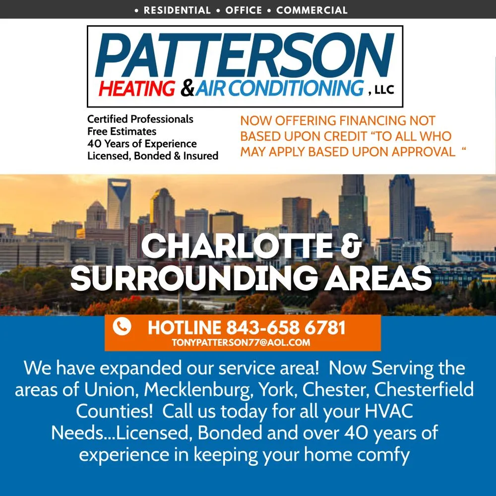 Reliable air conditioning tune-up in Mount Croghan, SC - Patterson Heating and Air
