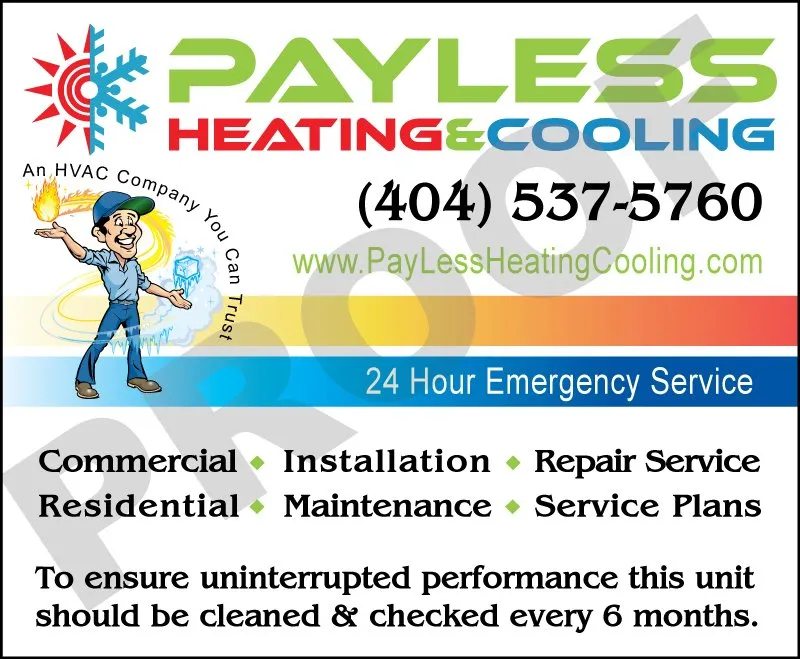 Slide of PayLess Heating & Cooling