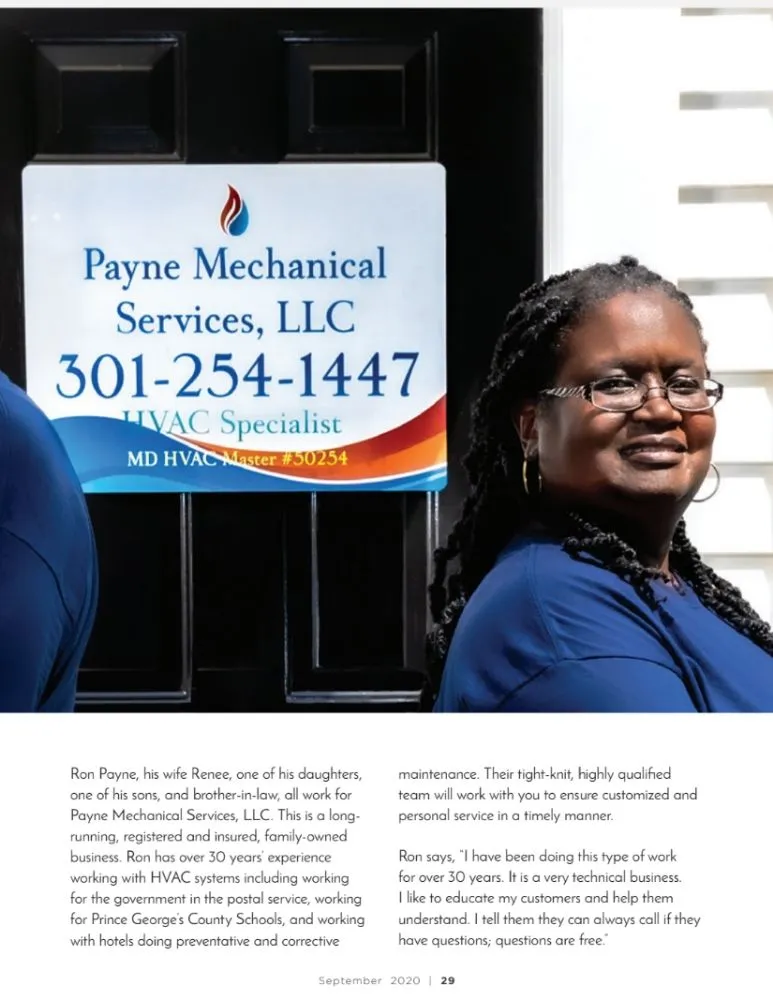 Slide of Payne Mechanical Services