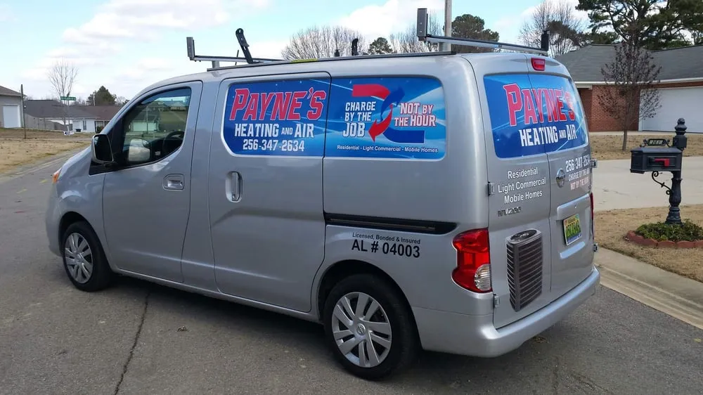 Slide of Payne's Heating & Air Conditioning Services