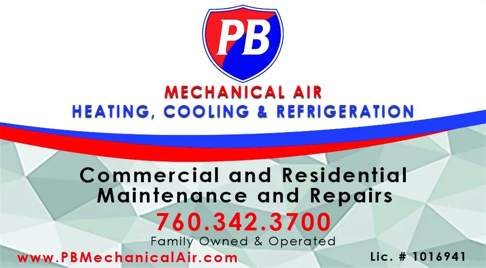 Slide of PB Mechanical Air Services