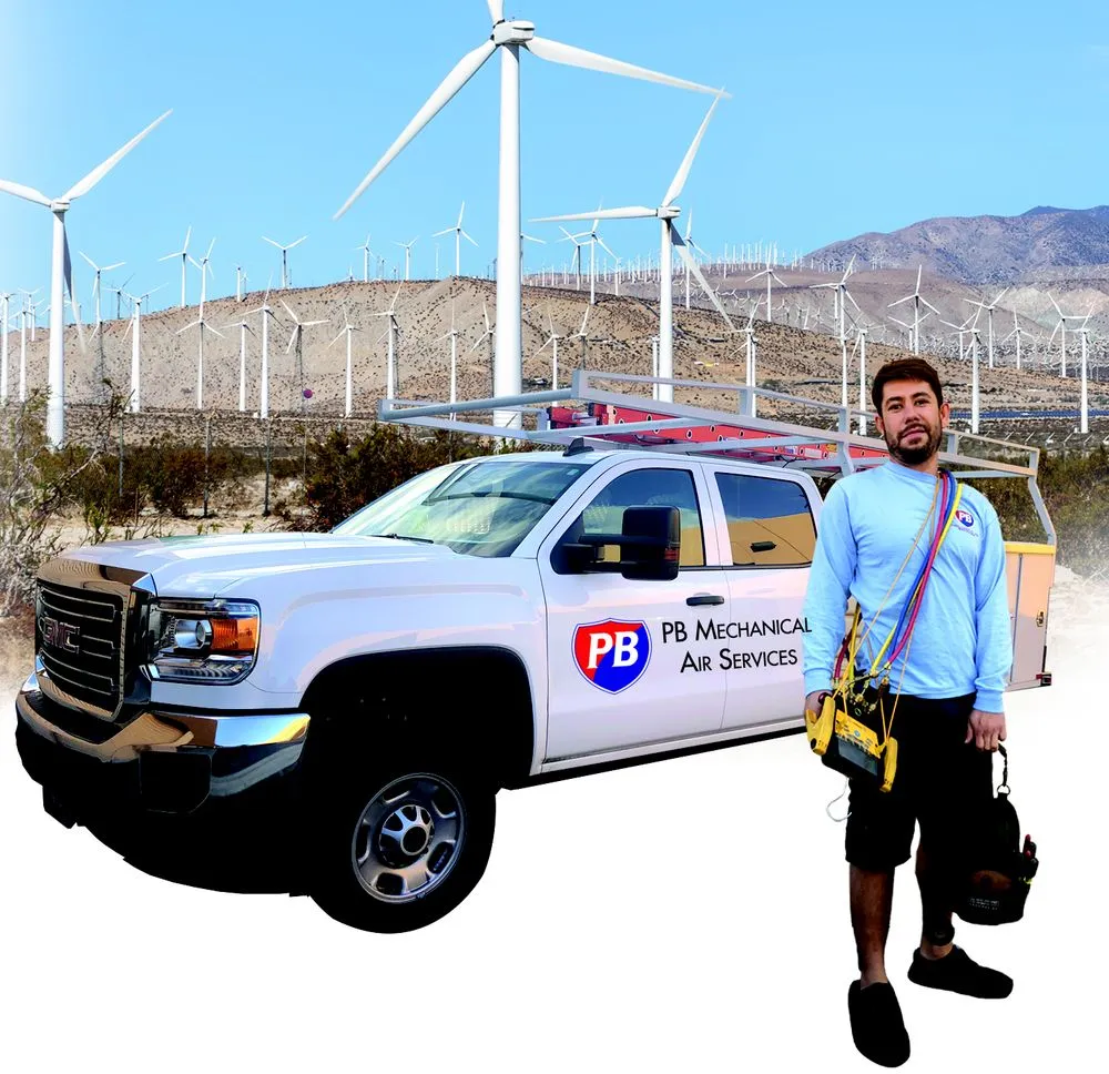 Slide of PB Mechanical Air Services