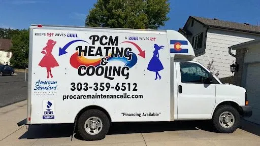 PCM Heating and Cooling Logo