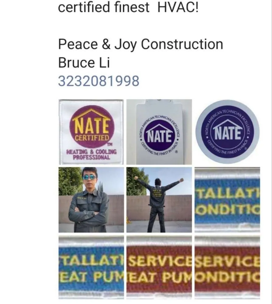Slide of Peace & Joy Construction
