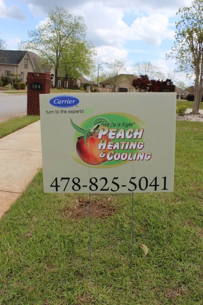 Slide of Peach Heating & Cooling