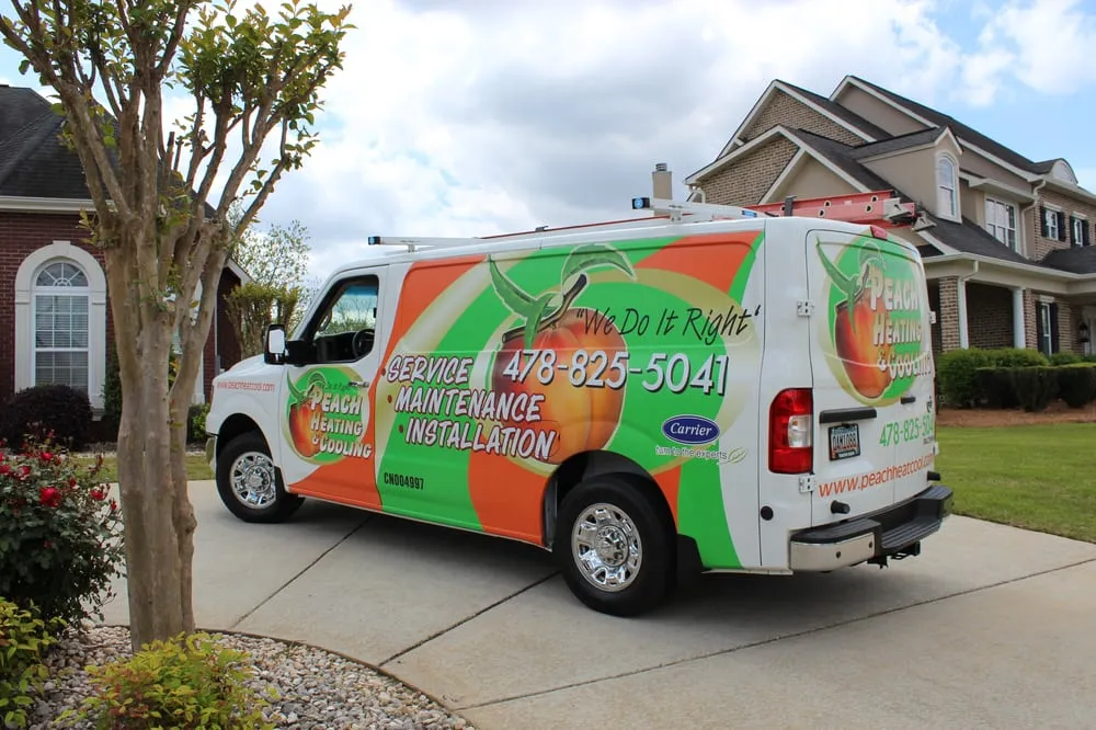 Slide of Peach Heating & Cooling