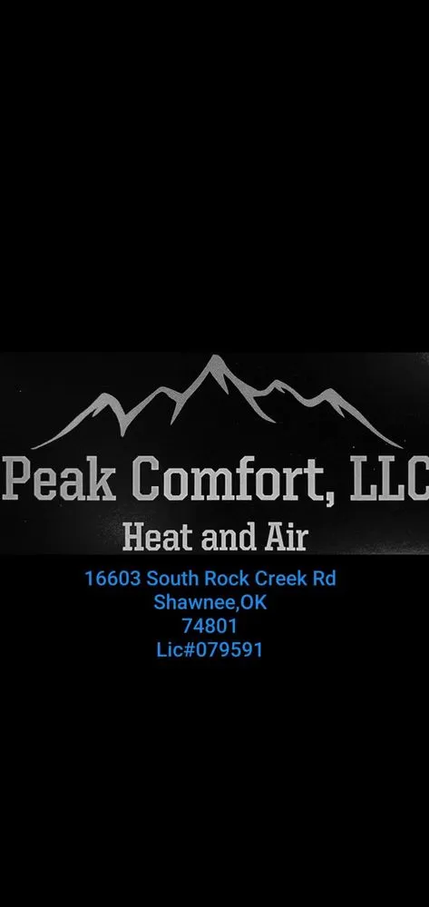 Slide of Peak Comfort Heat and Air
