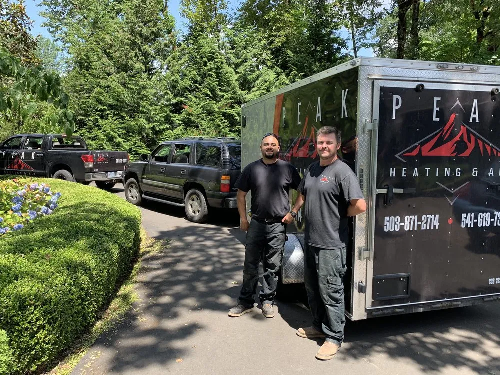 Slide of Peak Heating & Air