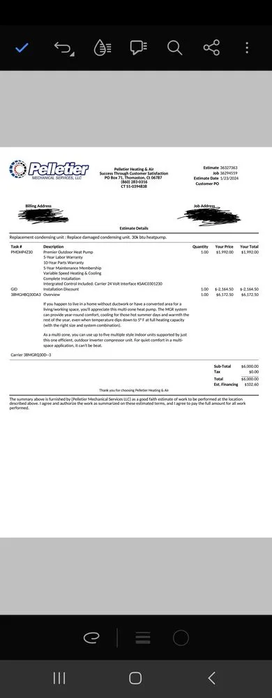 Slide of Pelletier Heating & Air