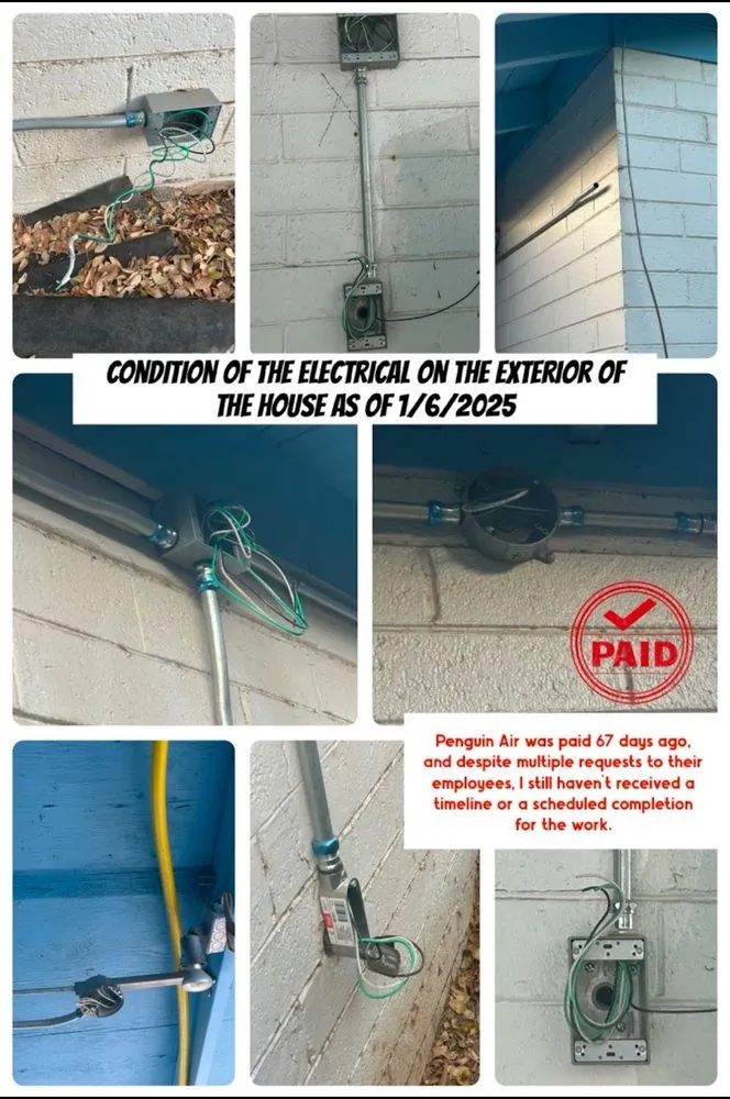 Slide of Penguin Air Plumbing & Electrical