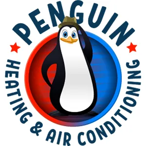 Penguin Heating & Air Conditioning Logo