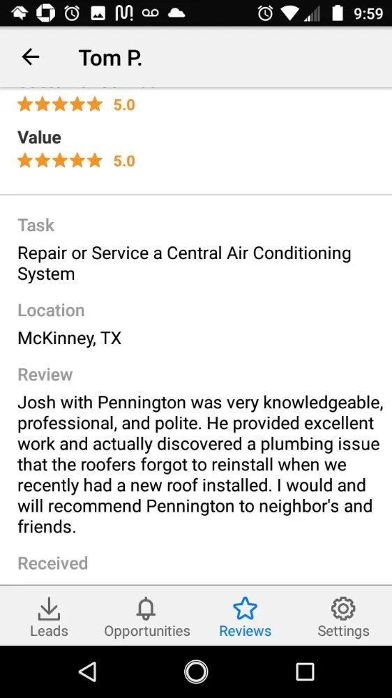 Slide of Pennington Home Comfort