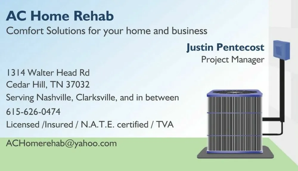 Certified HVAC repair experts serving Cedar Hill, TN - Pentecost Air Conditioning