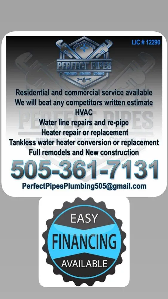 Slide of Perfect Pipes Plumbing Heating & Cooling