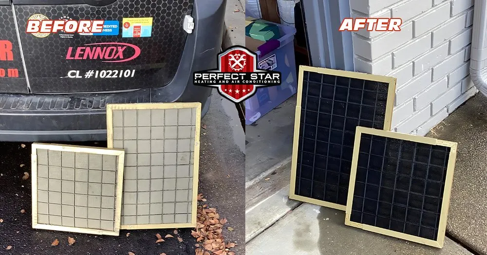 Slide of Perfect Star Heating, Cooling, & Electrical