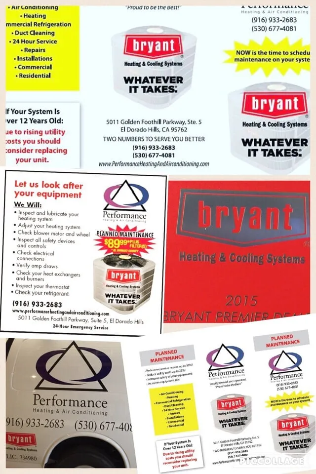 Slide of Performance Heating and Air Conditioning