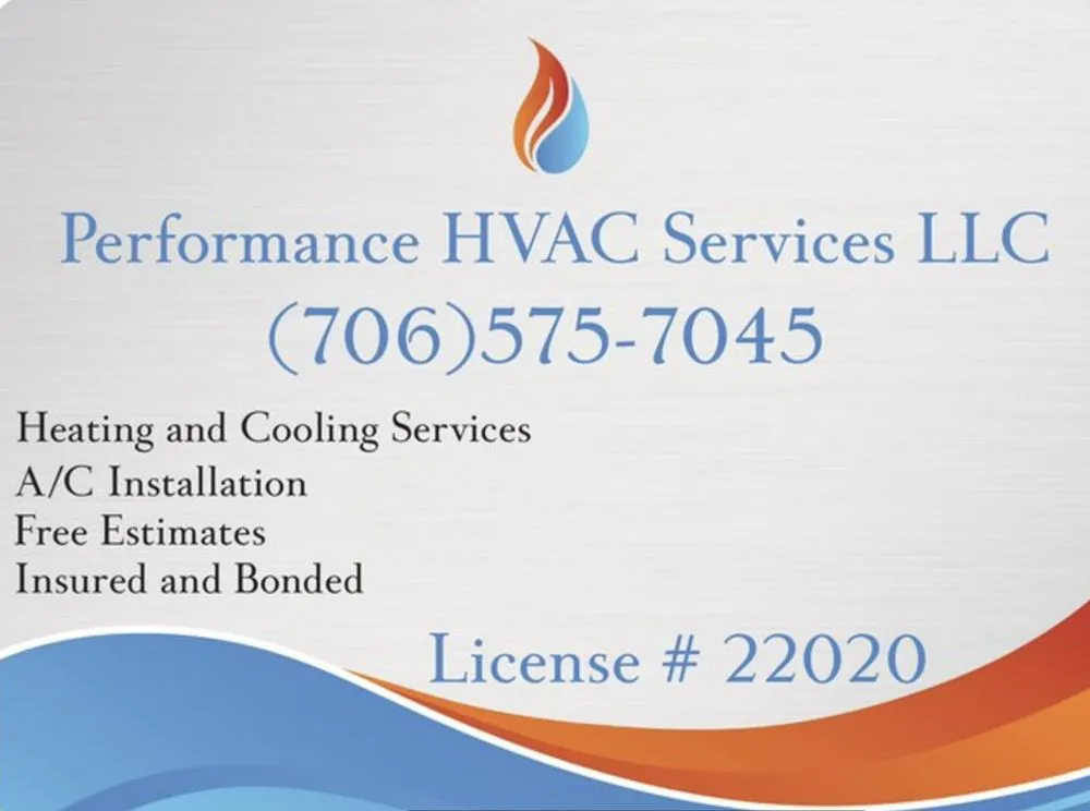 Slide of Performance HVAC Services