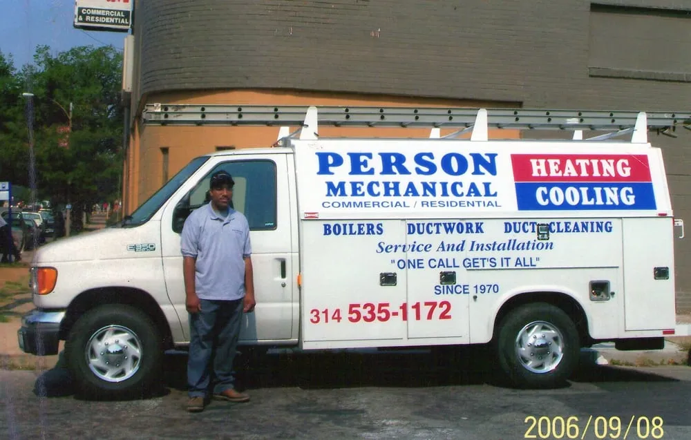 Certified HVAC maintenance in St. Louis, MO - Person Hvac