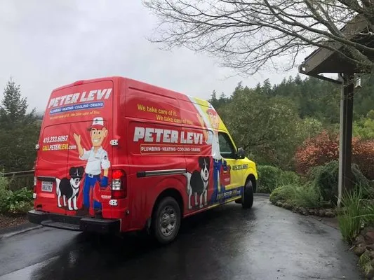 Peter Levi Plumbing Heating & Cooling Logo