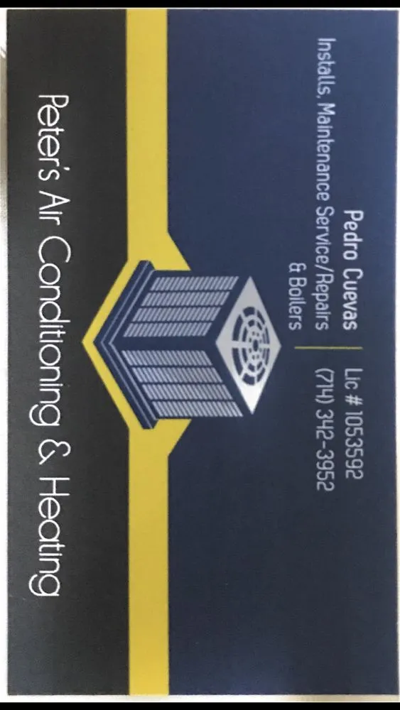 Slide of Peter’s Heating and Air Conditioning