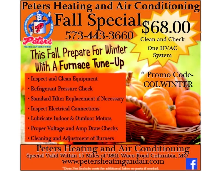 Slide of Peters Heating and Air Conditioning