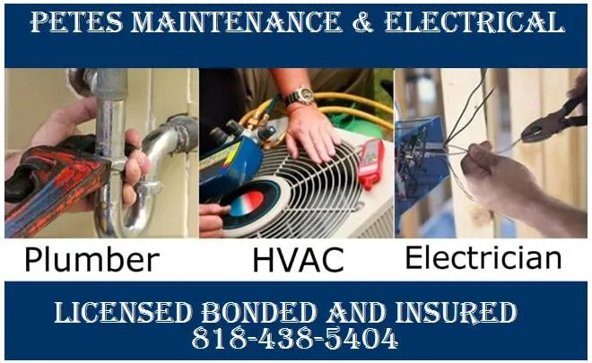 Slide of Pete's Maintenance & Electrical 24Hr Service