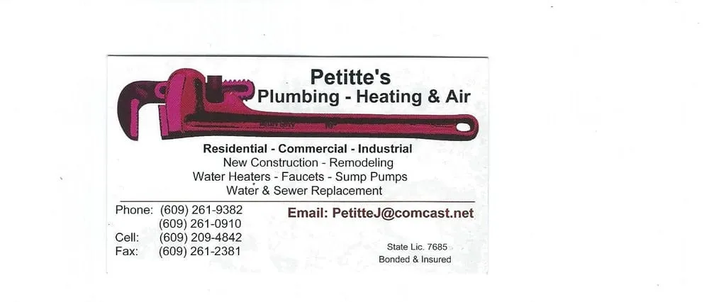 Slide of Petitte's Plumbing & Heating