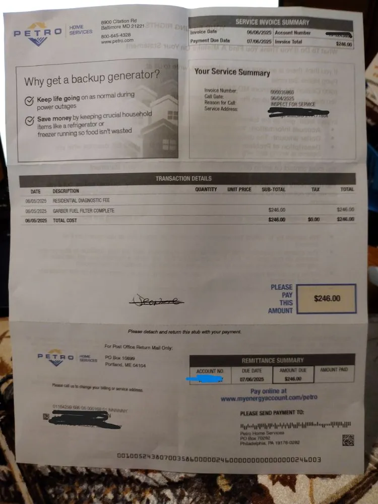 Slide of Petro Home Services