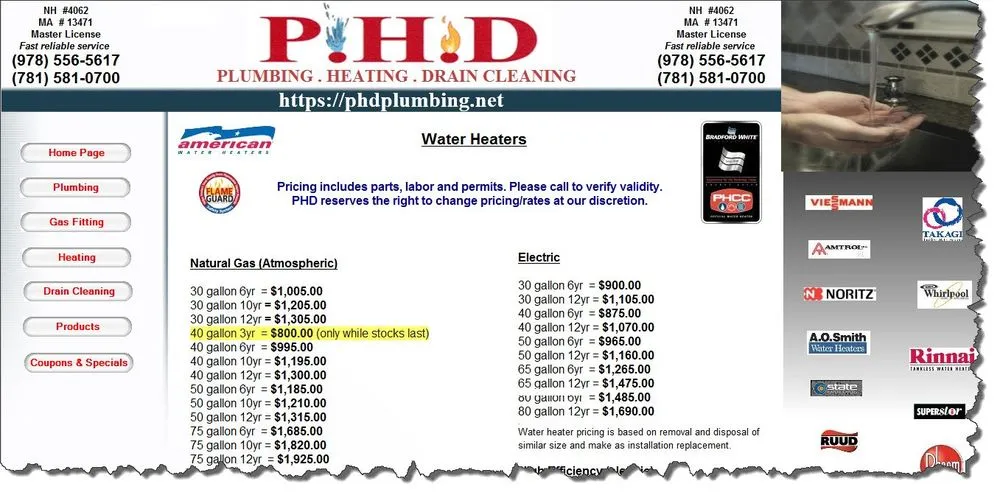 Expert heating and cooling service in Bradford, MA by PHD Plumbing & HVAC