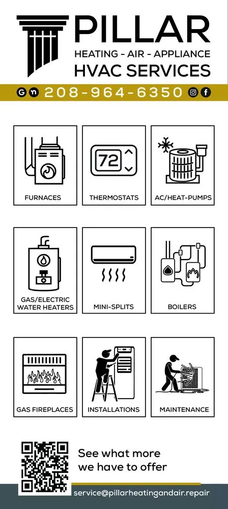 Slide of Pillar, Heating Air Appliance Repair